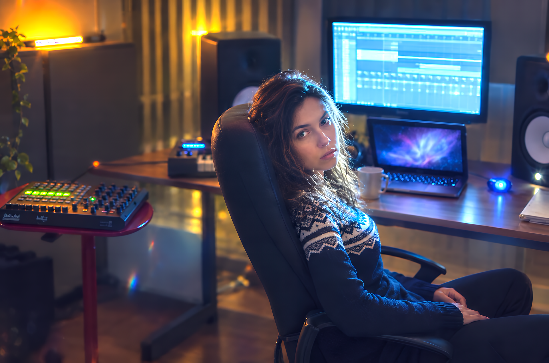 Cristina Tașnic @ the Studio
